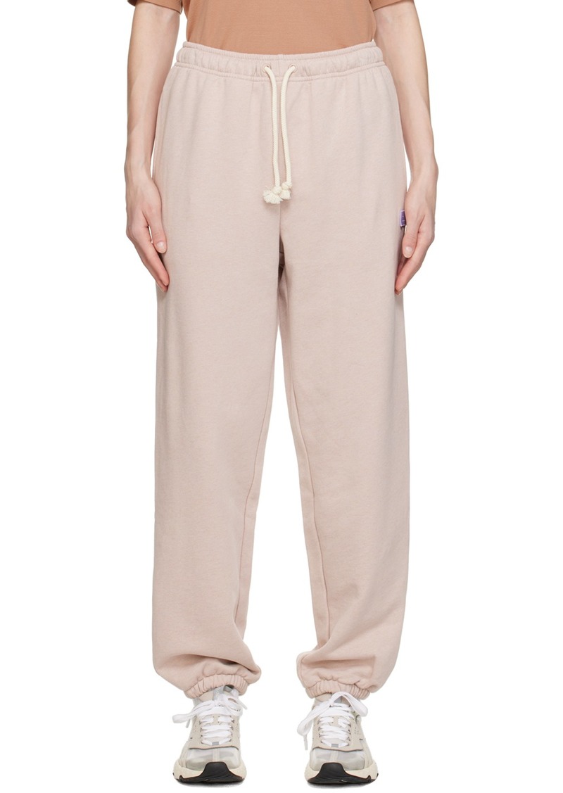Acne Studios Pink Relaxed-Fit Lounge Pants