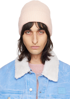 Acne Studios Pink Wool Beanie