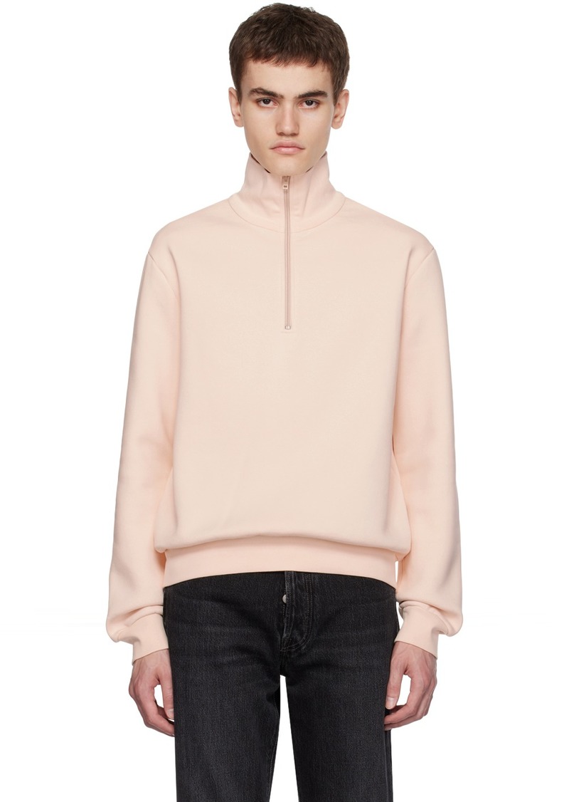 Acne Studios Pink Zippered Sweater