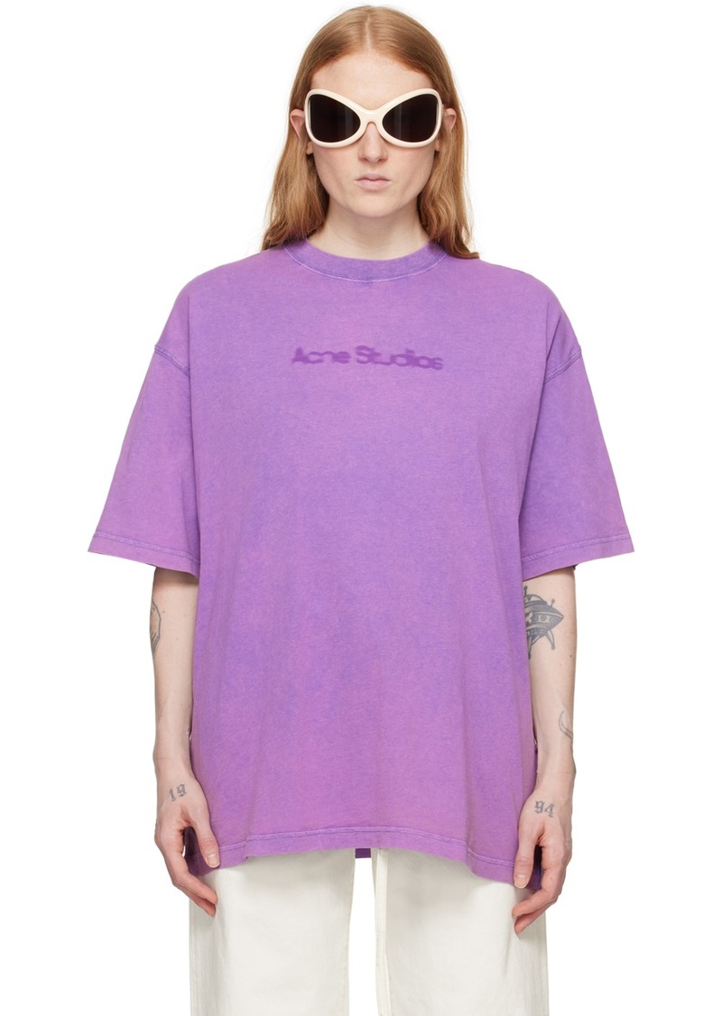 Acne Studios Purple Faded T-Shirt