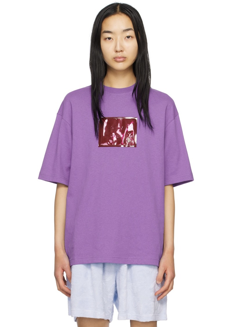 Acne Studios Purple Inflatable Patch T-Shirt