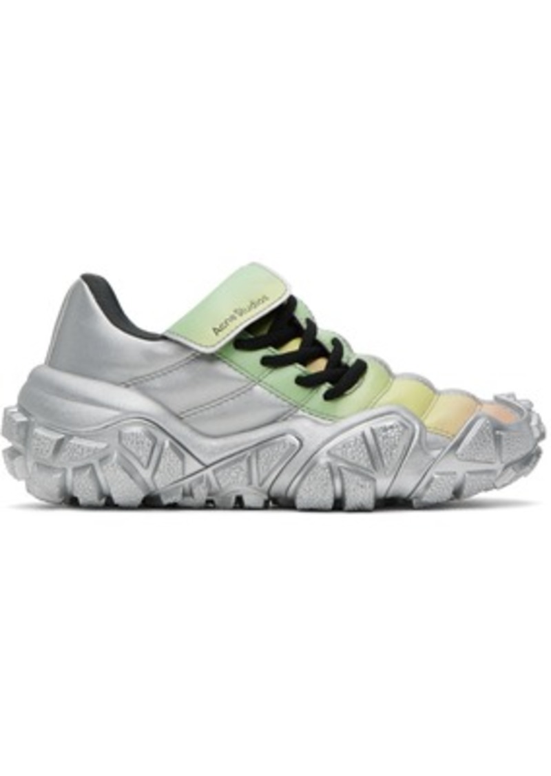 Acne Studios Silver Chunky Sole Sneakers