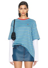 Acne Studios Stripe Face Shirt