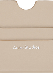 Acne Studios Taupe Slim Card Holder