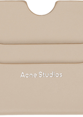 Acne Studios Taupe Slim Card Holder