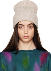 Acne Studios Taupe Wool Beanie