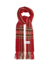 Acne Studios Vally tartan scarf
