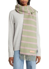 Acne Studios Vesta Skinny Stripe Wool Scarf