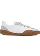 Acne Studios White & Gray Lace-Up Sneakers