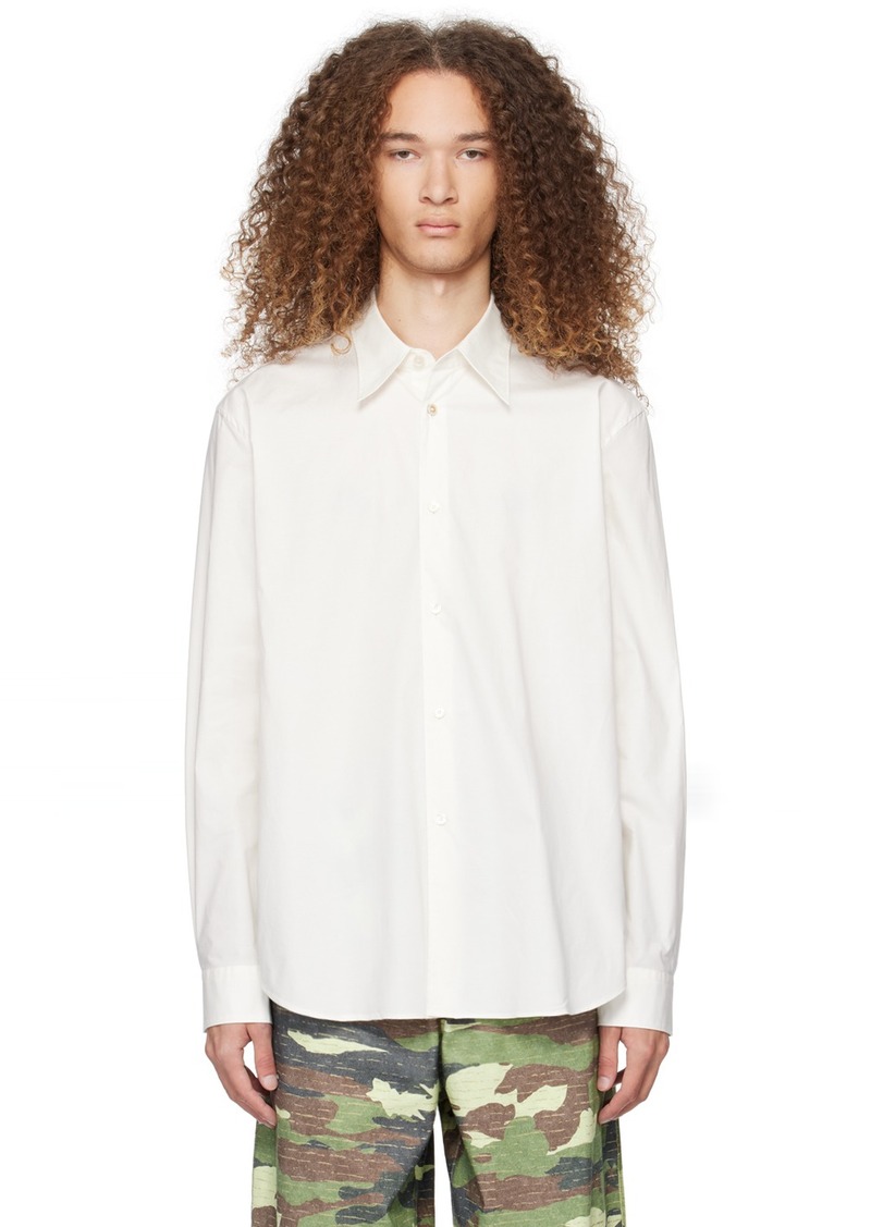 Acne Studios White Button-Up Shirt