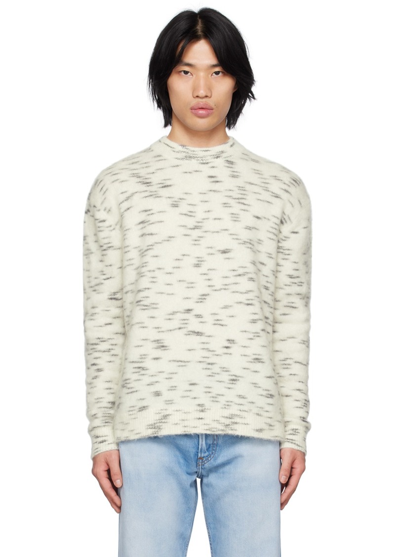 Acne Studios White Crewneck Sweater