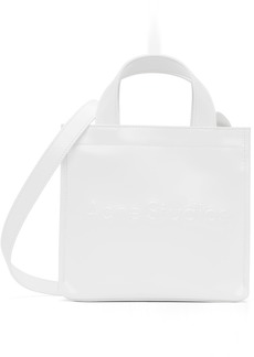 Acne Studios White Mini Shopper Tote