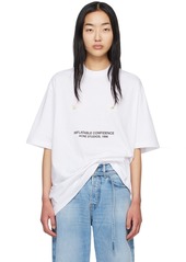 Acne Studios White Printed T-Shirt