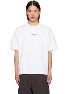 Acne Studios White Relaxed-Fit T-Shirt