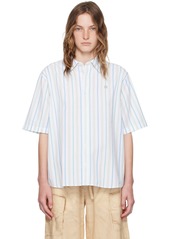 Acne Studios White Stripe Shirt