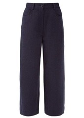 Acne Studios Priska wide-leg wool-blend twill trousers
