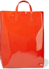 Acne Studios Woman Baker Patent-leather Tote Bright Orange