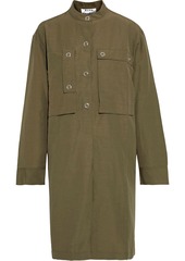 Acne Studios Woman Coated-canvas Dress Army Green