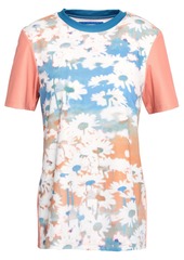 Acne Studios Woman Floral-print Stretch-jersey T-shirt Multicolor