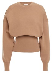 Acne Studios - Gathered knitted sweater - Neutral - XXS