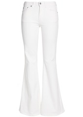Acne Studios Woman Mello Mid-rise Flared Jeans White