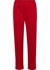 Acne Studios Woman Striped Jersey Track Pants Red