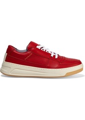 Acne Studios Woman Steffey Leather Sneakers Red