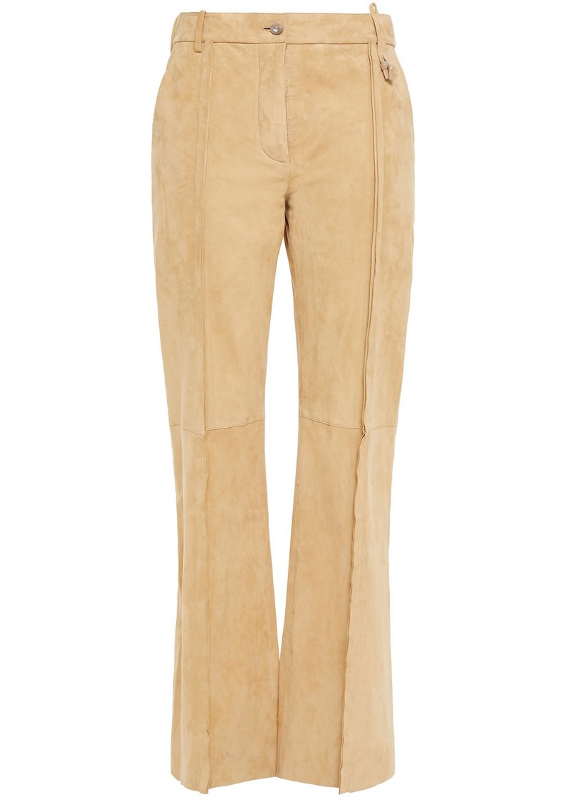 Acne Studios - Suede bootcut pants - Neutral - DE 32