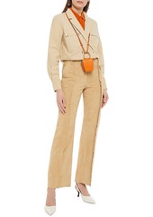 Acne Studios - Suede bootcut pants - Neutral - DE 32