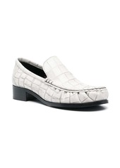 Acne Studios block-heel leather loafers