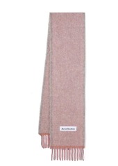 Acne Studios fringed mohair-wool scarf