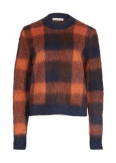 Acne Studios Checked alpaca-blend sweater
