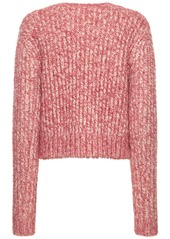 Acne Studios Chunky Mélange Wool Blend Knit Sweater