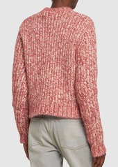 Acne Studios Chunky Mélange Wool Blend Knit Sweater