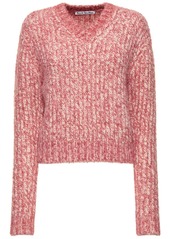 Acne Studios Chunky Mélange Wool Blend Knit Sweater