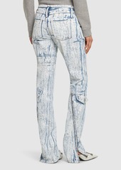 Acne Studios Coated Denim Midrise Straight Jeans