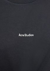 Acne Studios Cotton Jersey Logo Print T-shirt