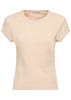 Acne Studios Cotton Jersey Short Sleeve T-shirt