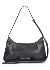 Acne Studios Mini Platt Crackled Leather Shoulder Bag