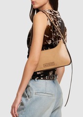 Acne Studios Crackled Leather Shoulder Bag