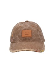 Acne Studios Cunov Distressed Canvas Baseball Hat