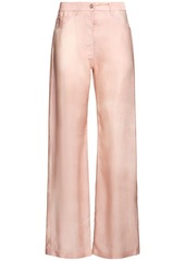 Acne Studios Cupro Twill Wide Pants