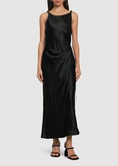 Acne Studios Dayla Satin Midi Dress