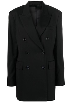 Acne Studios double-breasted cotton-blend blazer