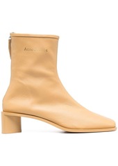 Acne Studios branded leather ankle boots