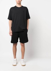 Acne Studios Face-patch cotton track shorts
