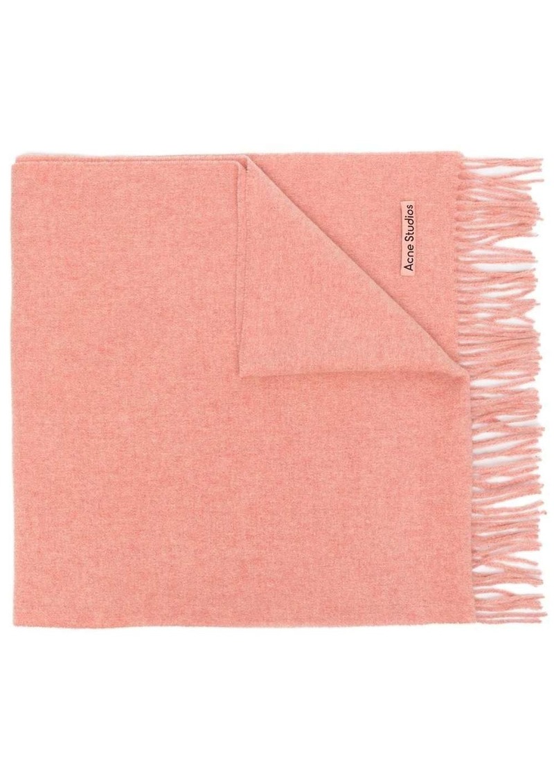 Acne Studios fringed wool scarf