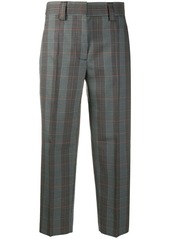 Acne Studios houndstooth print cropped tailored trousers