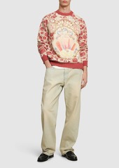 Acne Studios Klace Cotton Blend Crewneck Sweater