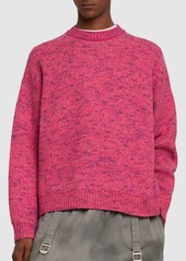 Acne Studios Kwisted As Heart Logo Knit Sweater